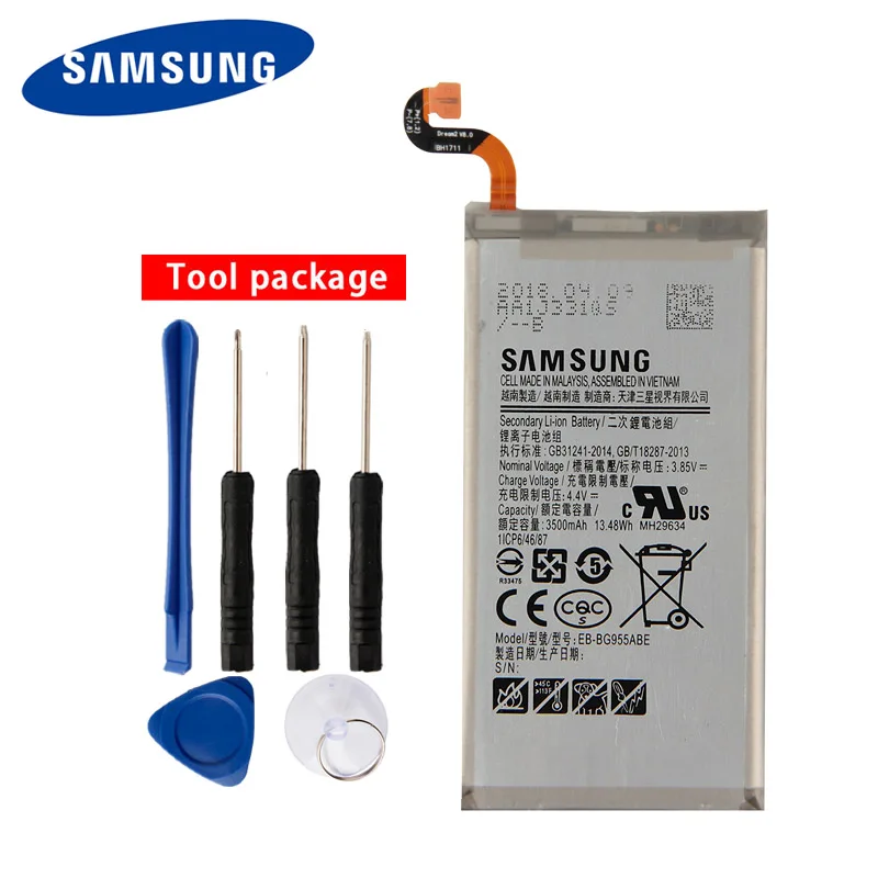 Оригинальная Высококачественная аккумуляторная батарея Samsung GALAXY S8 + G9550 Plus
