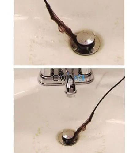 Drain Sink Cleaner Bathroom Unclog Sink Tub Toilet Snake Brush Hair Removal Tool (4)