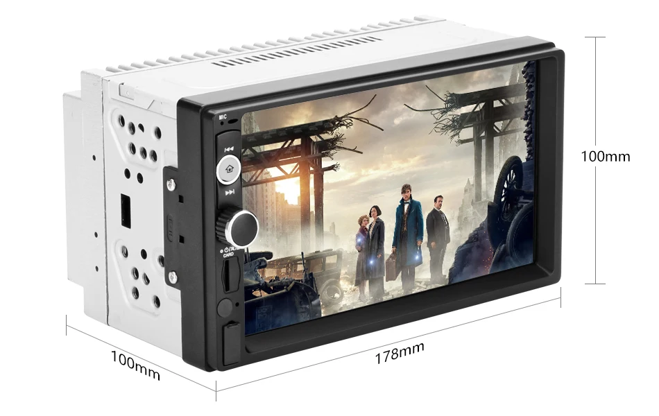 JMCQ " 1080 P Автомобильный Радио DVD GPS MP5 плеер цифровой сенсорный экран мультимедийный плеер 2 Din Авторадио RDS FM/AM навигация