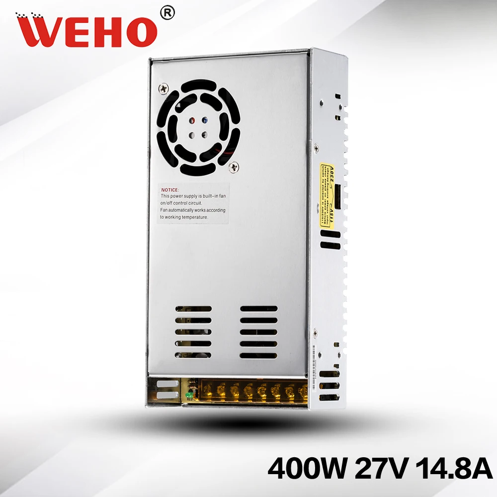 

(S-400-27) CE ROHS 27V 400W LED switching power supply S-400-27
