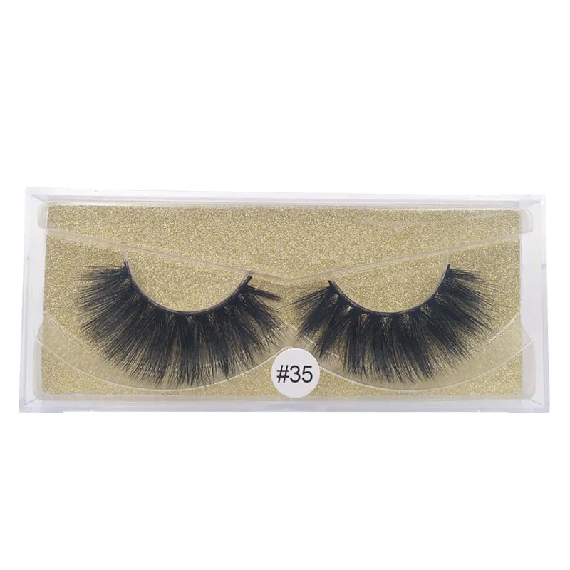 20 Pairs Mink Eyelashes Wholesale False Eyelashes Mink Lashes Wholesale False Lashes Makeup Eyelash Extensions maquiagem - Цвет: W35G20