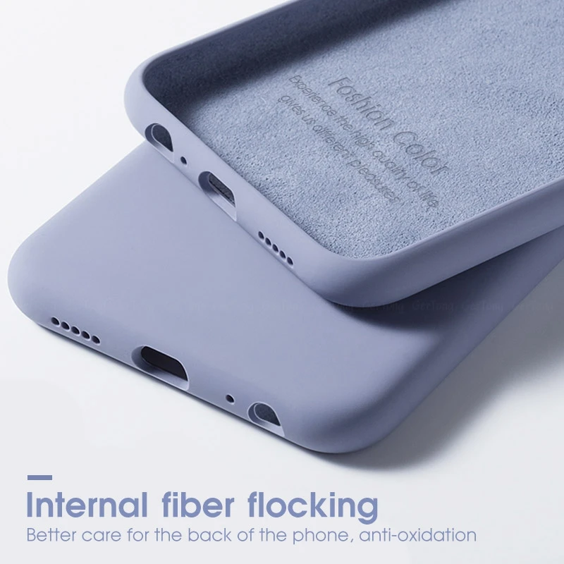 Мягкий жидкий силиконовый чехол GerTong для Huawei P30 Matte 20 Lite P 30 Pro smart 2019 цветной