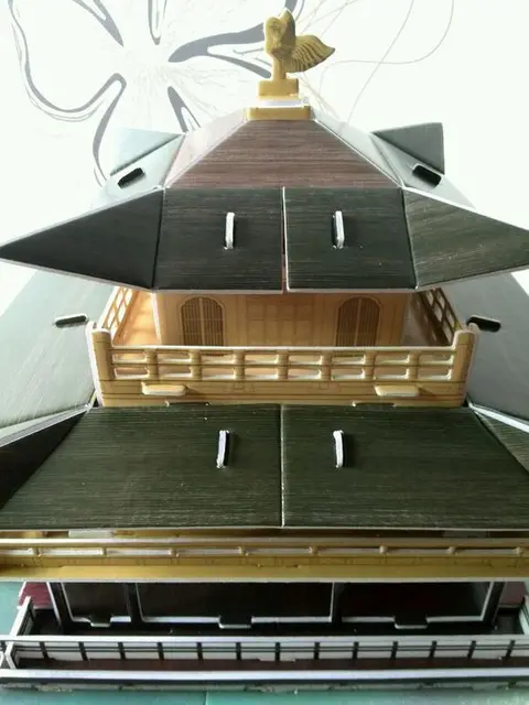 Kinkakuji 3D Paper Puzzle Building Model Toy Kinkaku-ji