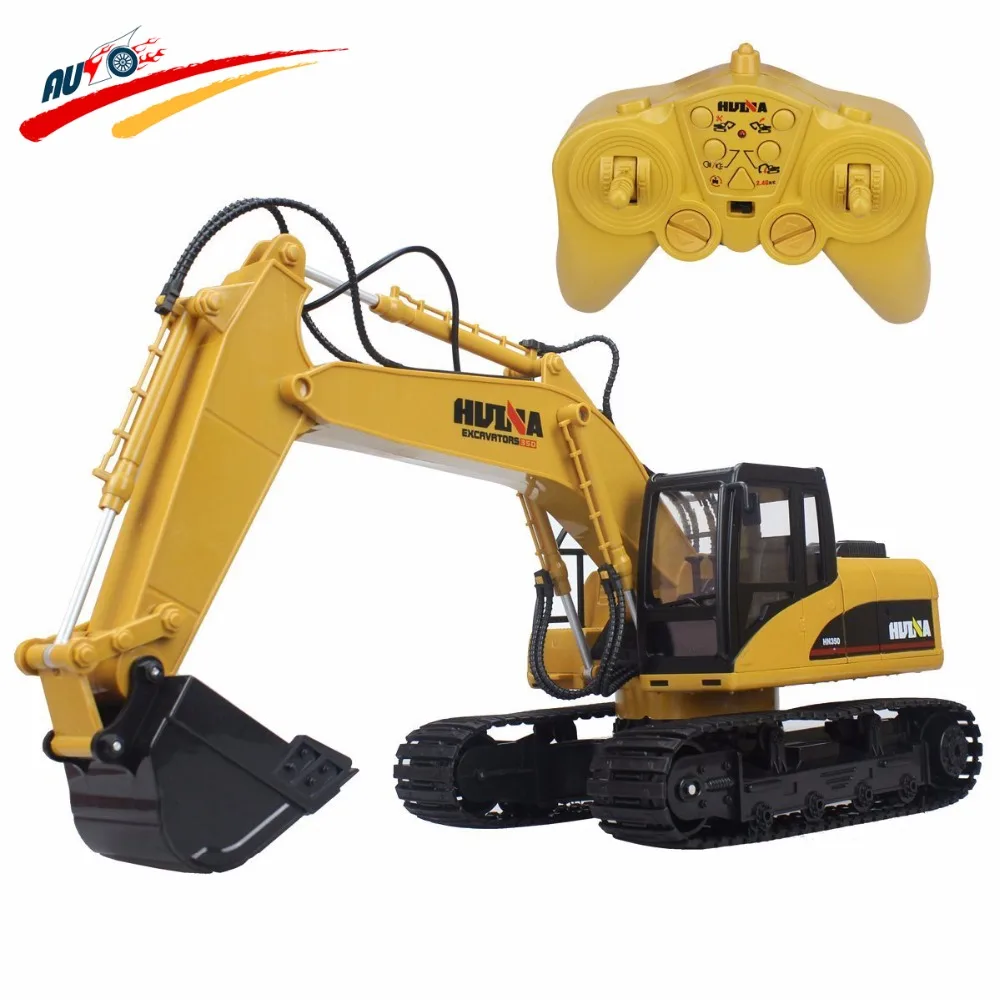  RC Excavator 15CH 2.4G Remote Control Constructing Truck Crawler Digger Model Electronic Engineering Truck Toy 