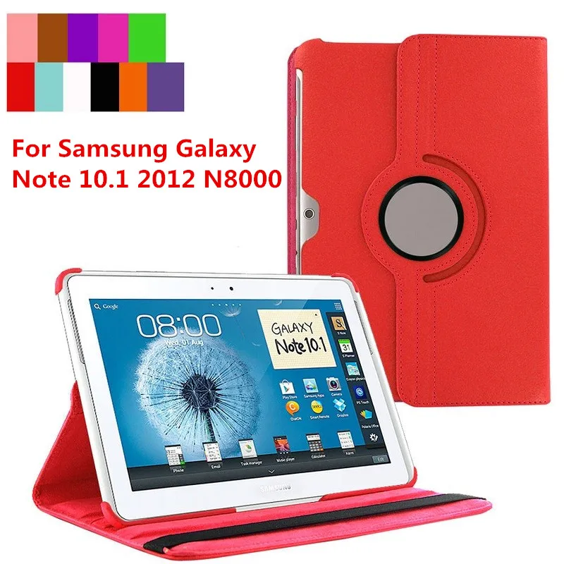 Для samsung Galaxy Note 10,1 2012 GT-N8000 N8000 N8010 N8020 планшетный чехол 360 Вращающийся откидной держатель подставка кожаный чехол