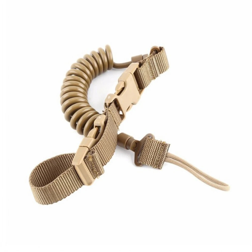 

Adjustable Combat Sling Telescopic Tactical Pistol Hand Gun Secure Lanyard Spring Sling