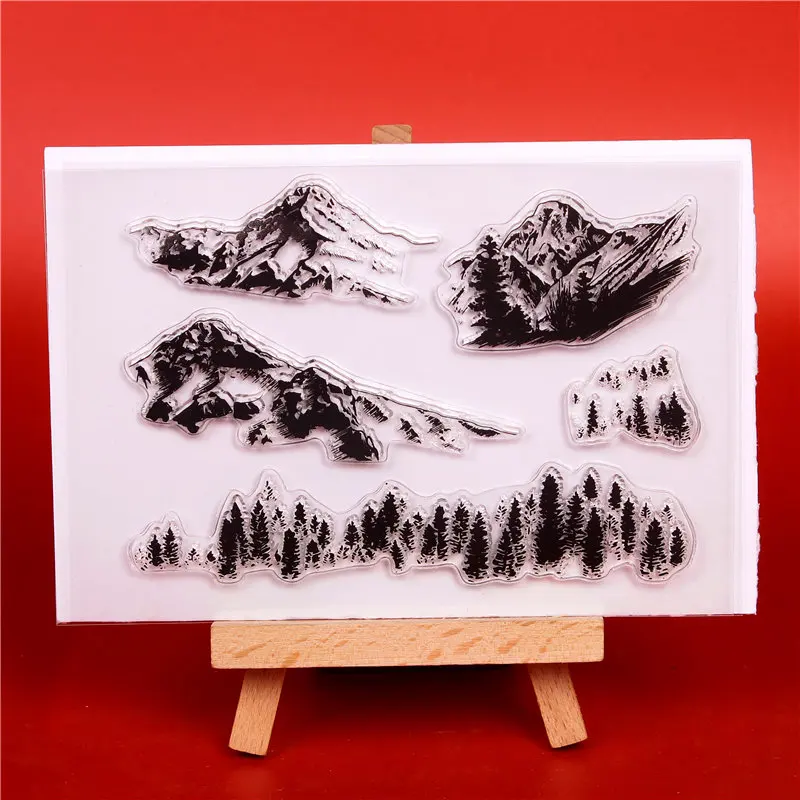 

Transparent Rubber Silicone Clear Stamps for Tampons Seal Background Collage Stamp Holiday card Card Making Diy