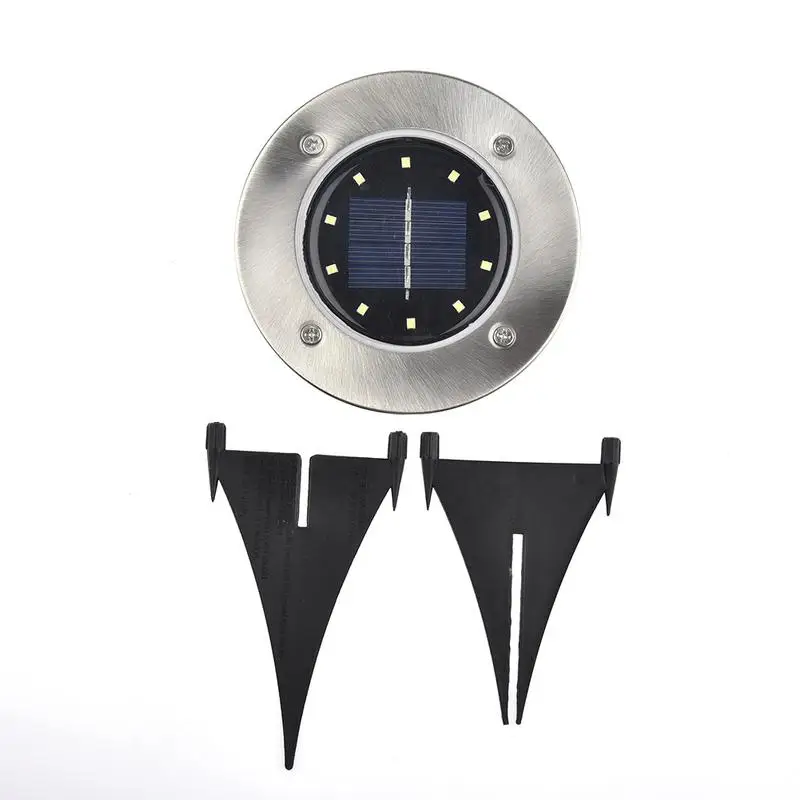Светодиодный садовый светильник на солнечной батарее Солнечная энергия наземная лужайка лампа с чувствительным светильник датчик водонепроницаемый открытый светильник s
