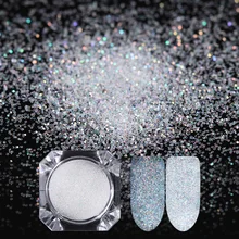 1 коробка волшебный чехол глиттер, блестки для ногтей ультра-тонкий дизайн ногтей Пыль порошок блестки блеск пигмент для УФ гель лак украшения