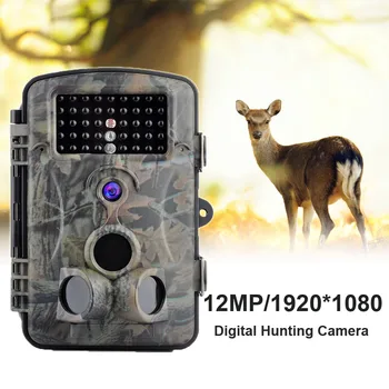 

12MP Photo Traps Outdoor Hunting Camera PIR Infrared Night Vision Wild Trail Camera Waterproof Wildlife Game Cameras Trap