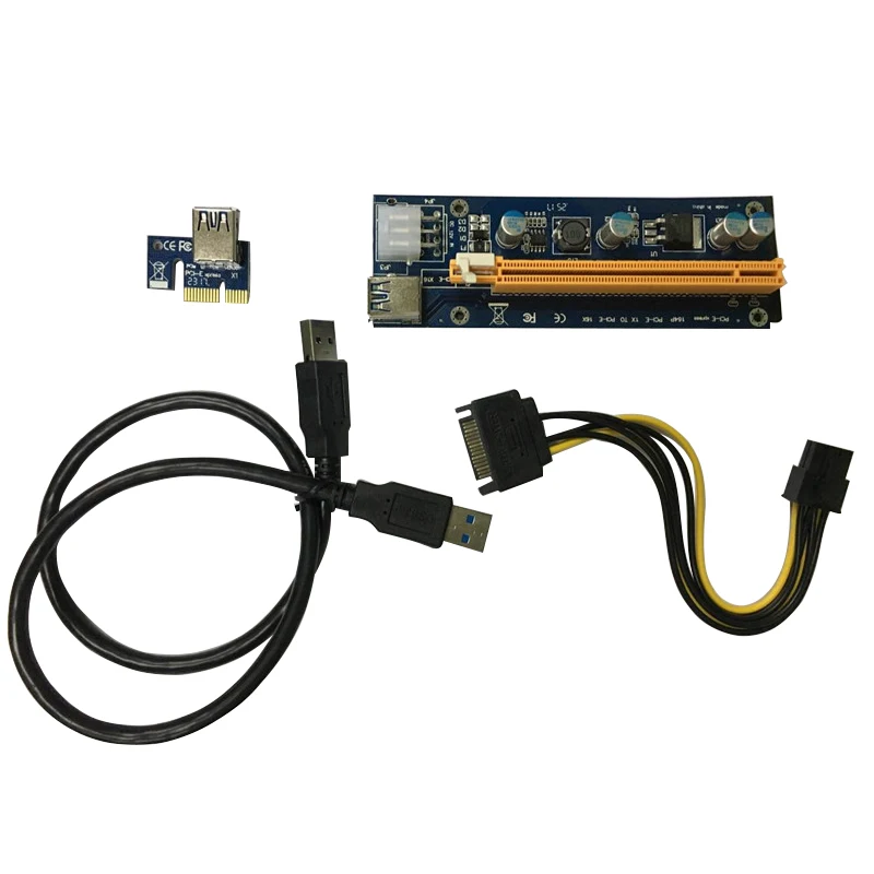 Sintech Adattatore PCI-e 1X Con Cavo Flessibile Da 20 Cm: Riser Per Schede In Case Personalizzati! - 2