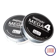 DNDYUJU RU 100 м 4 стойки рыболовная леска 10-80 фунтов на выбор мощность PE плетеный рыболовный провод многофиламентная Леска рыболовная веревка шнур карп