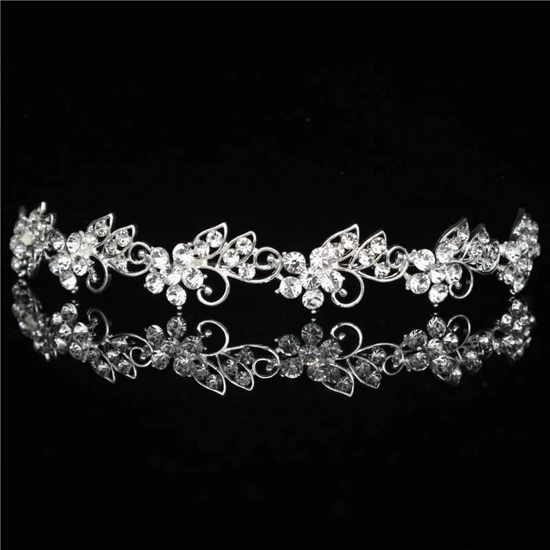 19 Designs Crystal Wedding Bridal Tiara Crowns for Women Princess Hair Ornament Fashion Bride Headpiece Hair Jewelry Accessories