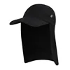 Unisexe pêche chapeau pare-soleil casquette chapeau extérieur UPF 50 Protection solaire avec amovible oreille cou rabat couverture pour la randonnée ► Photo 3/6
