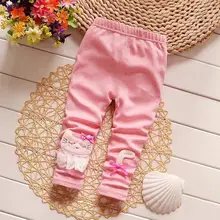 BibiCola/Новые весенние леггинсы для девочек детские осенние штаны хлопковые штаны для девочек повседневные штаны для малышей детские штаны с рисунками