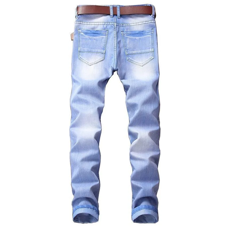 Хип-хоп джинсы Для мужчин камуфляж оранжевый джинсы мужской Камо Прохладный Мода Тонкий армейские джинсовые штаны рваные Pantalon Homme Жан