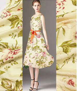 

Temperament type new silk linen fabric silk linen blended silk linen fabric dress scarves