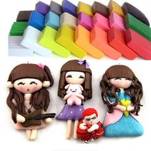 24 Color/set Magic Plasticine Polymer Clay Dough Modeling Clay Oven Bake Dry Playdough Polymer Clay Children DIY Art Crafts Toys