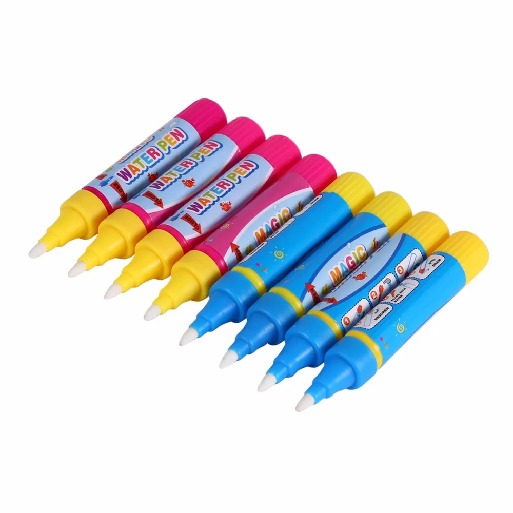 

8Pcs/Set Writing Magic Pens Water Drawing Toy Kid Painting Writing Mat Magic Pen Doodle Play Tool