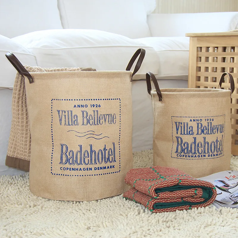 jute toy storage
