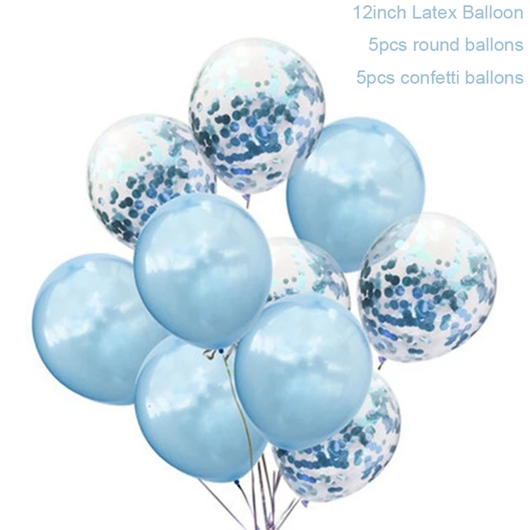 Йориу латексные конфетти для воздушного шара воздушные шары для дня рождения воздушные шары набор «С Днем Рождения» воздушный шар Oh Baby Shower мальчик девочка Свадебная вечеринка Сувениры - Цвет: Color 7