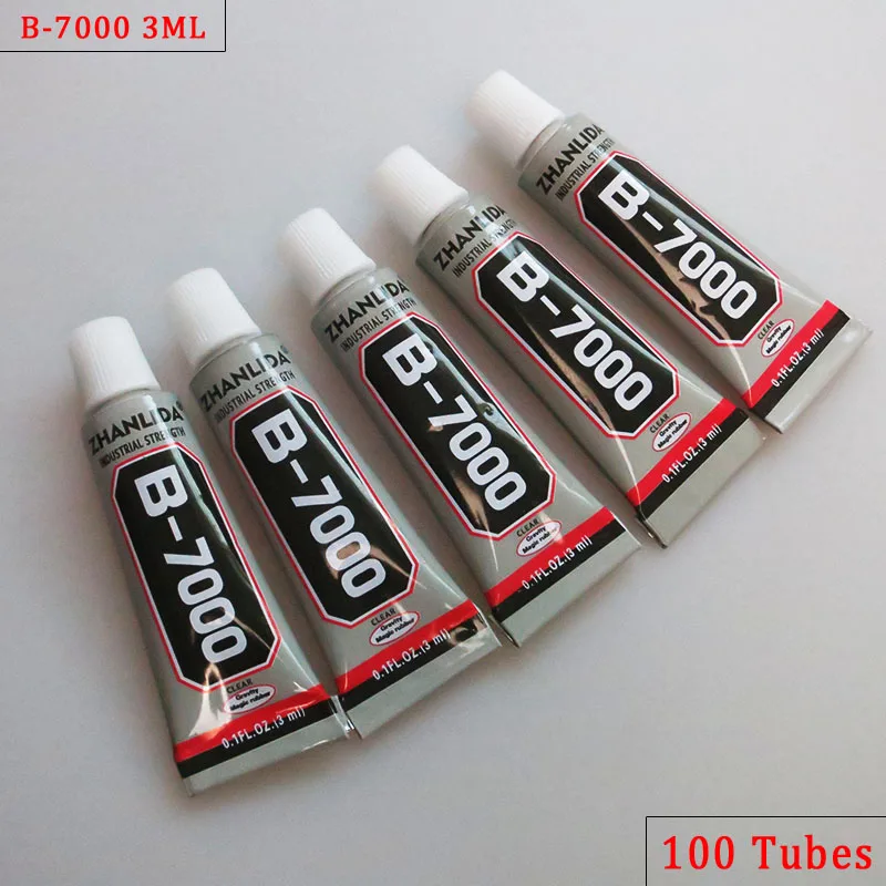 

Wholesaler 100 Pcs 3ml B7000 Glue Multi-Purpose Adhesives Jewelry Rhinestones Glass Phone Touch Screen Repair