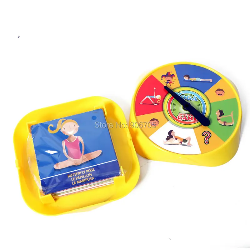 Funny yoga game Spinner of flexibility and balance Family Educational Toy Party Game with 54pcs Yoga Pose Cards for 2+ players цена Funny yoga game Spinner of flexibility and balance Family Educational Toy Party Game with 54pcs Yoga Pose Cards for 2+ players цены онлайн