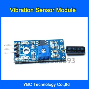 

Free Shipping 5pcs/lot Vibration Sensor Module Vibration Switch Alarm Module