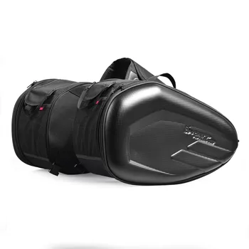 

High Quality Motorcycle Waterproof Racing Race Moto Helmet Travel Bags Suitcase Saddlebags Travel Large Capacity Tail Package