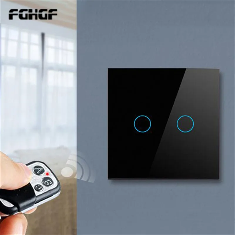 

Touch switch 1/2/3 Gang wireless touch switch 220v wall light switch, EU standard wireless smart home switch