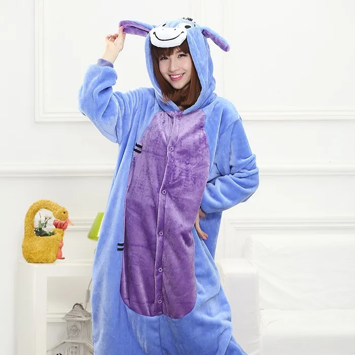 Wholesale-Unicorn-Stitch-Panda-Unisex-Flannel-Hoodie-Pajamas-Costume-Cosplay Animal-Onesies-Sleepwear-For Men Women Adults (14)