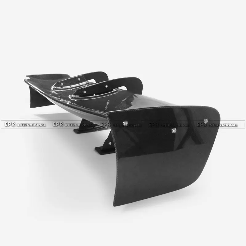 Voltex Style Universal Swan Neck GT Spoiler 1600mm x 300mm height (No Drill hole on the leg stand) CF(5)_1