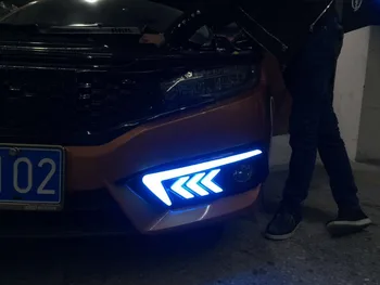 

HOTTOP car-styling Daytime running light for Honda Civic 2016 fog lamp free shipping