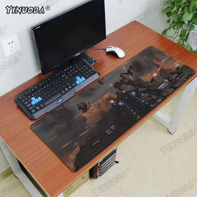 Игровой коврик для мыши Yinuoda starcraft 2 резиновый ноутбук геймеров Настольный Коврик