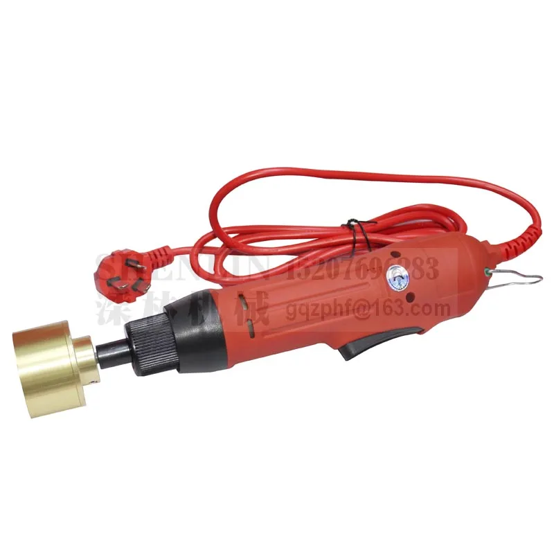 Manual bottle capping machine, hand held cap screwing capper tools, electrical packaging machine, cosmetic container capping Manual bottle capping machine, hand held cap screwing capper tools, electrical packaging machine, cosmetic container capping