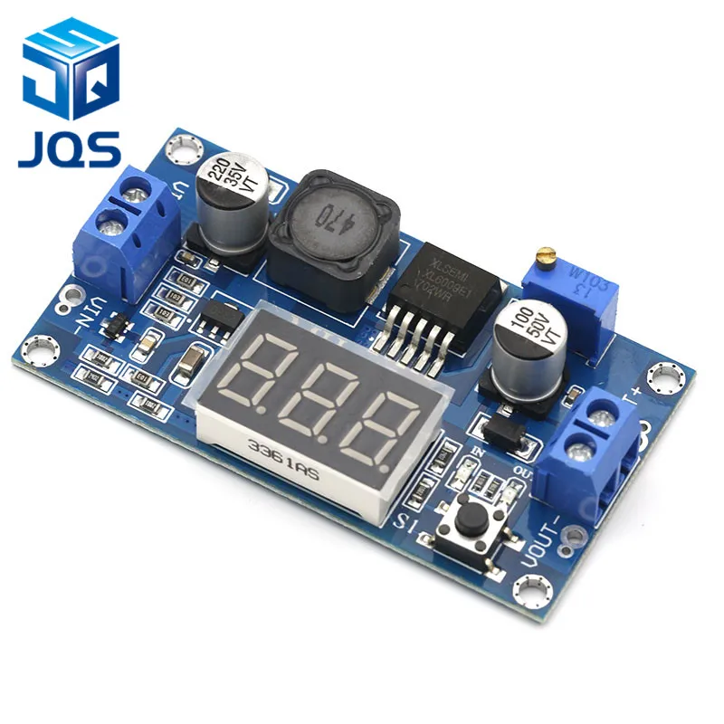 

DC-DC XL6009 Digital Boost Step Up Power Supply Module Adjustable 4.5-32V to 5-52V Step-up Voltage Regulator With LED Voltmeter