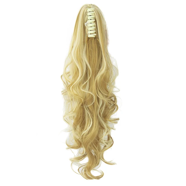 Best Offers Soowee Long Curly Claw Ponytail Clip in Hair Extensions Hairpiece Pony Tail Synthetic Hair Accessories