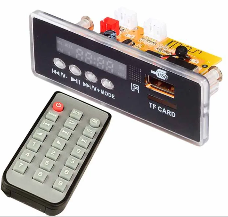 

New 4.2 Bluetooth audio receiver MP3 decoder board amplifier audio conversion board U disk card MP3 decoder support FM
