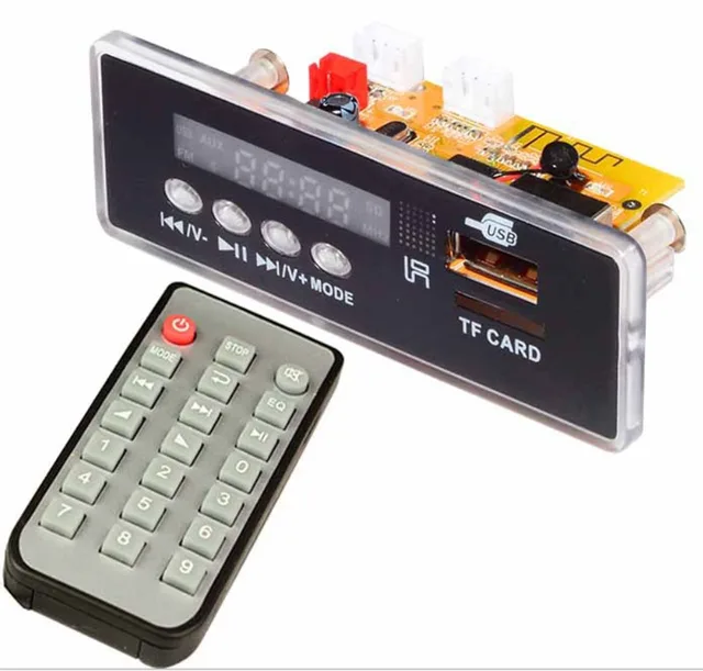 Cheap New 4.2 Bluetooth audio receiver MP3 decoder board amplifier audio conversion board U disk card MP3 decoder support FM Cheap New 4.2 Bluetooth audio receiver MP3 decoder board amplifier audio conversion board U disk card MP3 decoder support FM