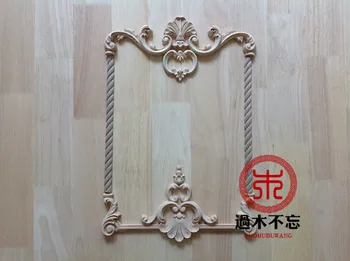

Don't forget the wooden Dongyang Wood Carving Wood Window Decal Decals European Style Fireplace door flower bed connection decal