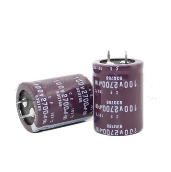 

10PCS 100V2700UF Aluminum electrolytic capacitor 2700UF 100V 30MM*40MM