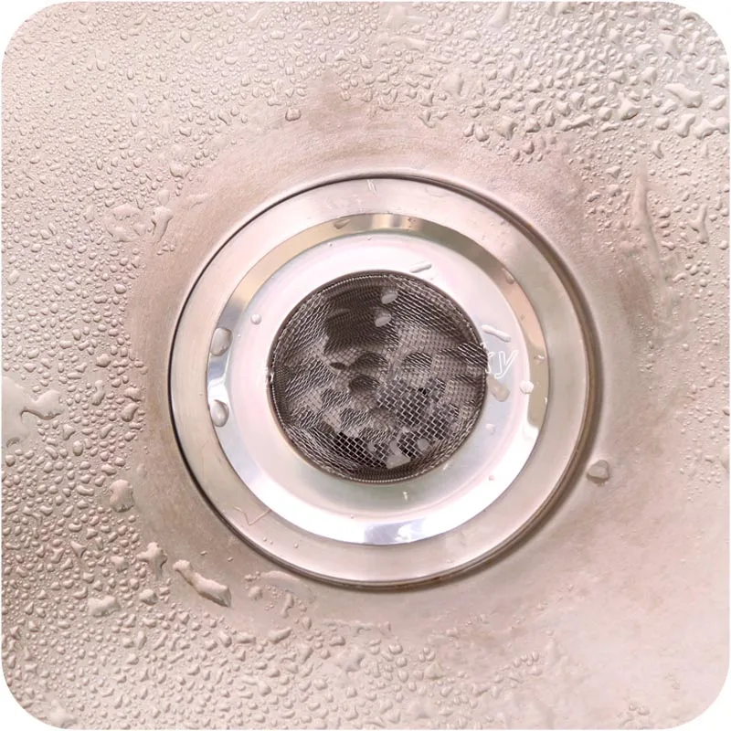 1Pc Stainless Steel Sewer Filter Kitchen Sink Drain Anti-clogging Floor Drain Net Hair Stopper Strainer Bathroom Accessories 1Pc Stainless Steel Sewer Filter Kitchen Sink Drain Anti-clogging Floor Drain Net Hair Stopper Strainer Bathroom Accessories