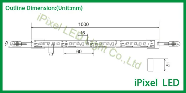 Водонепроницаемый DC5V WS2812B RGB Светодиодные ленты SMD 5050 Рождество украшения 60led/м Tube