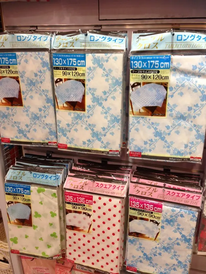 Daiso Rectangle Square Table Cloth Tablecloth Table Cloth AliExpress