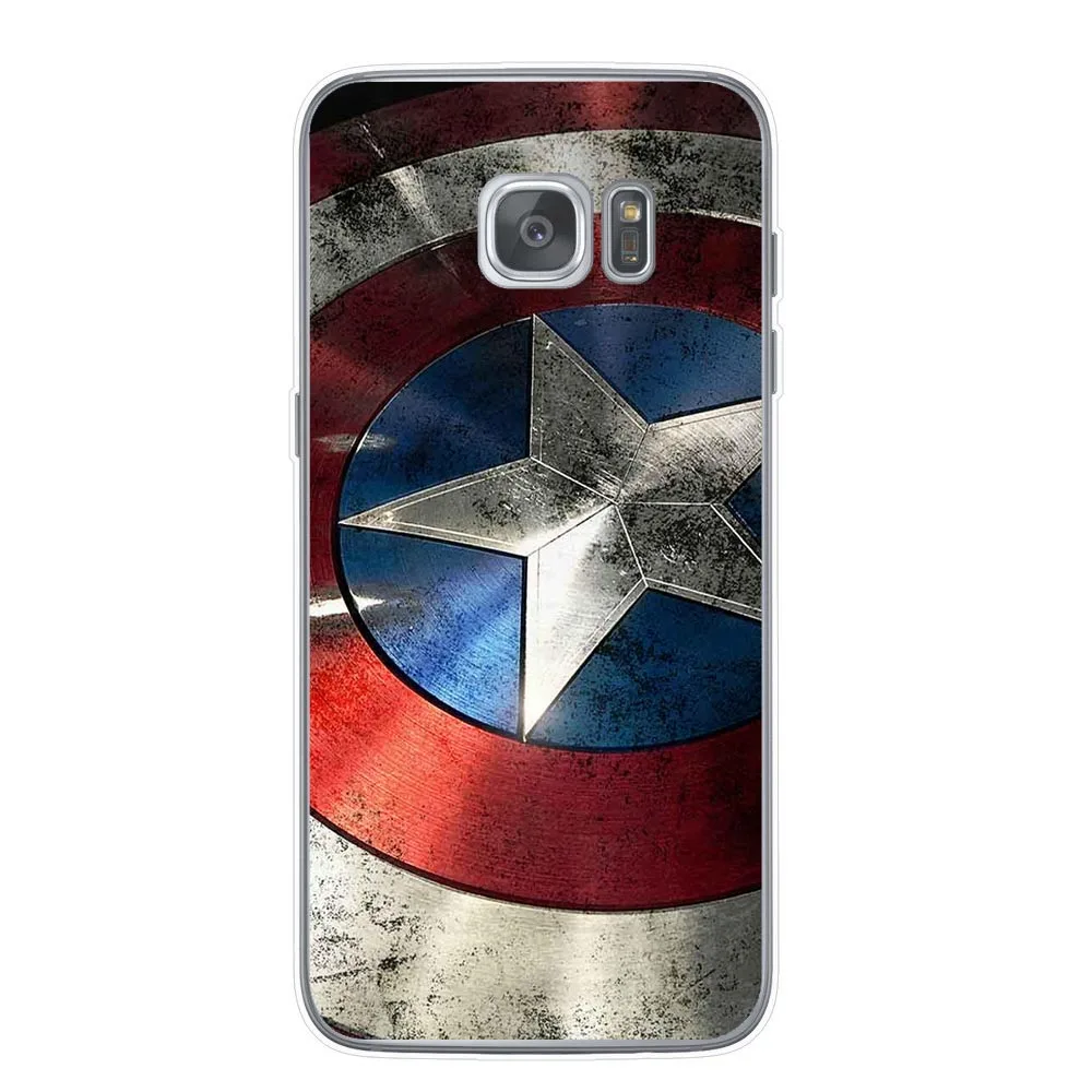 Marvel мягкий чехол для телефона samsung Galaxy S10 s8 s9 plus S10E Note 9 S6 S7edge роскошный мягкий силиконовый чехол s Человек-паук Железный человек Капа - Цвет: TPU