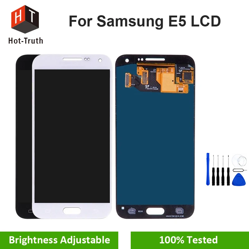 

Hot-Truth Touch Screen For Samsung Galaxy E5 E500 LCD Display Digitizer Assembly For Samsung E5000 E500F E500M E500H Replacement