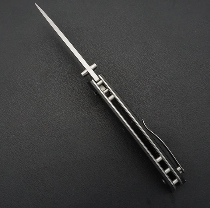 Pocket folding knives D2 blade 59HCR Ball Bearing system G10 handle Tactical outdoor camping useful survival knife DEC tools