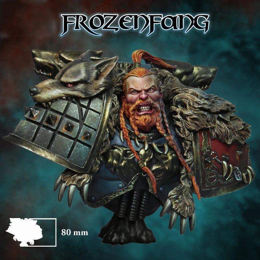 2195--FROZENFANG BUST--80mm   