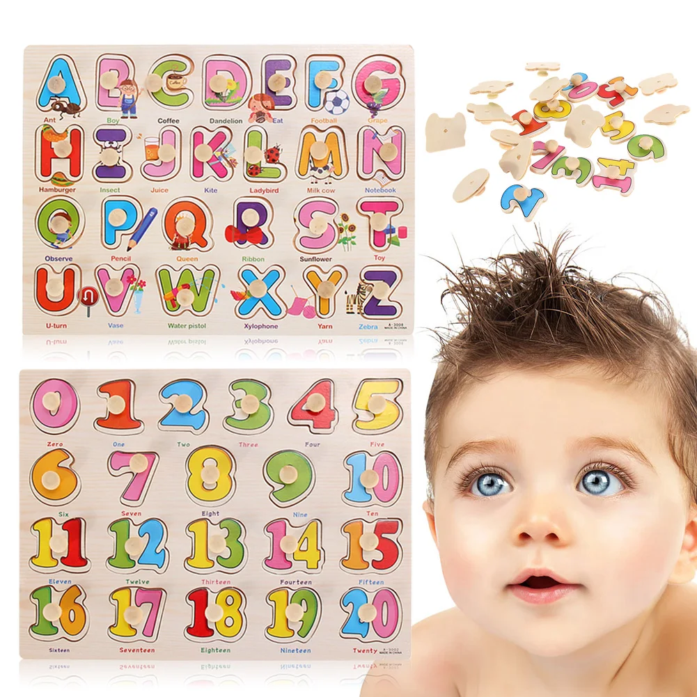 Baby Children Learning Augmented Reality Toys Journey Lift and Learn 24 Letters and 20 Digital Numbers
