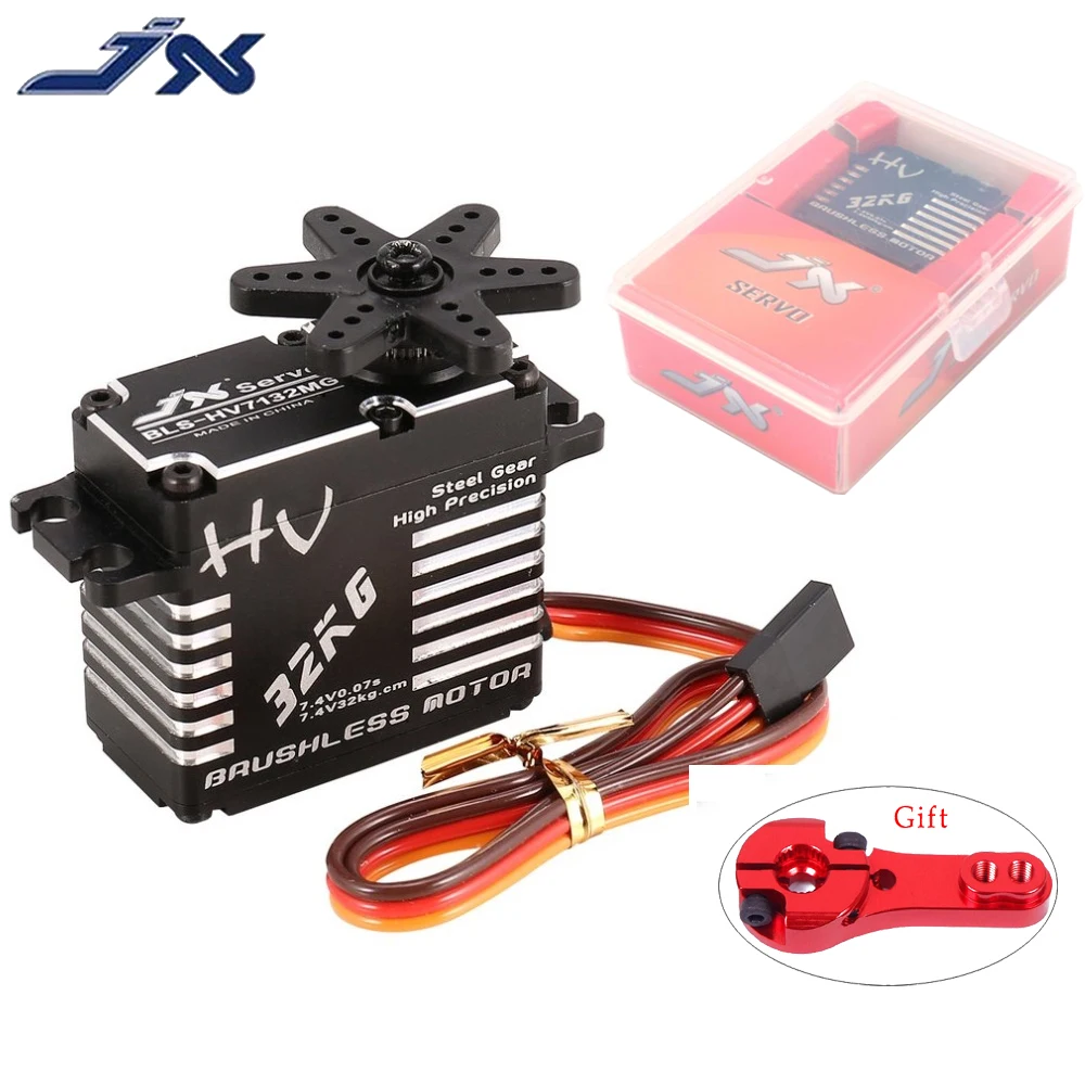 JX BLS-HV7132MG 32 кг металлические рулевого управления цифровой Шестерни HV сервопривод